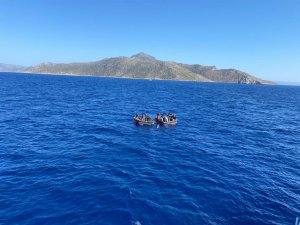 Datça’da 21 düzensiz göçmen kurtarıldı