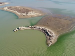 Sular çekildi, Augusta Antik Kenti gün yüzüne çıktı