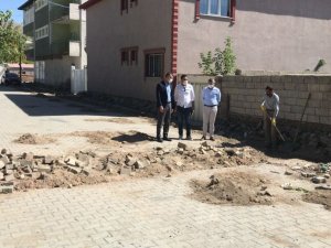 Kaymakam Savar doğalgaz çalışmalarını inceledi