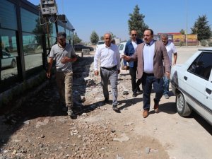 Viranşehir’de yeraltı kazı çalışması biten alanların yapımına başlandı