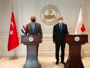 İçişleri Bakanı Soylu, Hollanda Adalet ve Güvenlik Bakanı Grapperhaus ile bir araya geldi