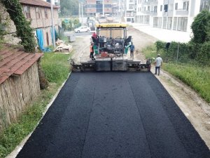 Bir haftada 5 bin ton asfalt döküldü