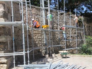 Sinop’ta kale surlarında restorasyon başladı
