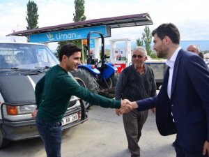 Başkan Karagöl çiftçileri ziyaret etti