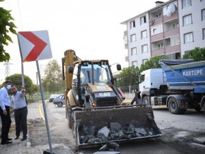 Ataevler köprüsü kavşak düzenlemesi başladı