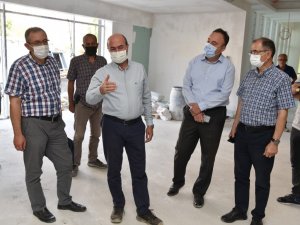 Başkan Pekyatırmacı, Bosna Hersek Mahalle Konağı inşaatını inceledi