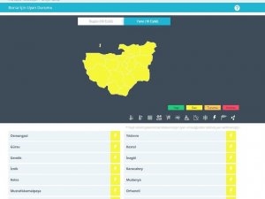 Meteorolojiden yarın Bursa için sarı uyarı