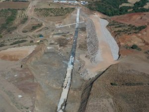 Ekonomiye iki milyon lirayı aşkın katkı sağlayacak Lalapaşa Göleti’nde çalışmalar devam ediyor