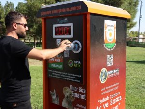 Şanlıurfa’da sokak hayvanları “mamamatik” ile beslenecek