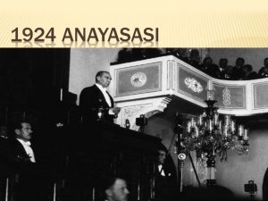 1924 Anayasasıı masaya yatırılacak