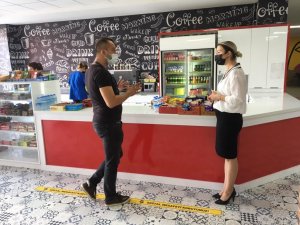 Salihli’de kantinler denetlendi