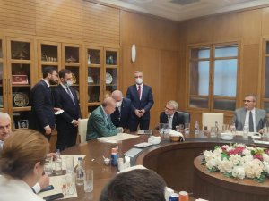 Başkan Mahçiçek’ten Cumhurbaşkanı Erdoğan’a EXPO 2023 sunumu