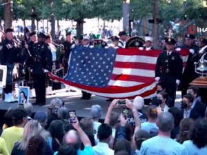 ABD’de 11 Eylül’ün 20. yıl dönümünde saldırıda ölenler Pentagon’da anıldı