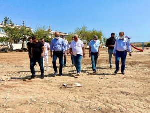 Başkan Atabay, çalışmaları yerinde inceledi