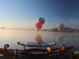 3 bin yıllık vadinin eşsiz manzarasını gökyüzünden bir başka güzel
