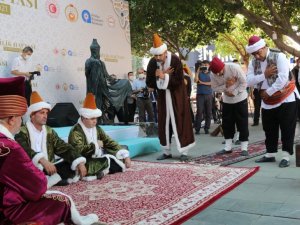 Antalya’da Ahilik kutlamalarında şet kuşanma töreni ilgiyle izlendi