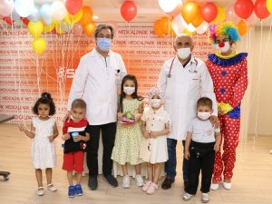 Lösemili çocuklar için eğlence düzenlendi