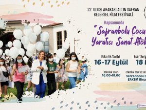 Safranbolulu çocuklar sanat atölyesinde buluşuyor