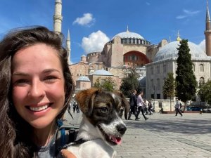 Çekya’dan İstanbul’a yürüdü, Ayasofya’da gözyaşlarına boğuldu