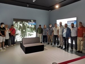 Nazilli Ticaret Odası yönetimi ve meclis üyeleri Demokrasi ve Özgürlükler Adası’nı gezdi