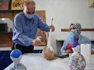 Edremit Belediyesi el sanatları kursları yeniden başladı