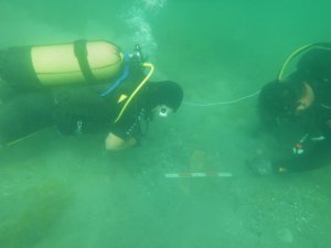 Antik limanın gün yüzüne çıkarılması için sualtı kazılarına başlandı