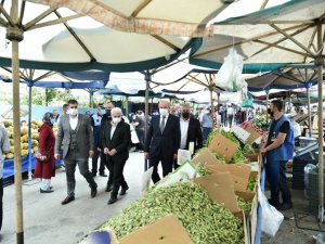 Ahilik Haftası’nda esnafla buluştular
