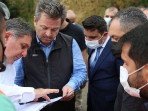 Giresun’da geçtiğimiz yıl yaşanan sel afetinin izleri silinmeye çalışılıyor