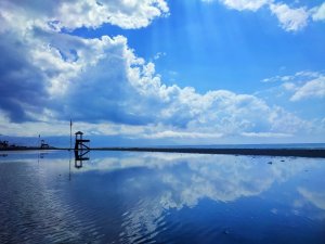 Hatay’da yağmur sonrası kartpostallık manzara