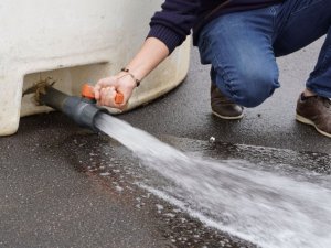 Keçiören’de depolanan yağmur suyu bitkilere can oluyor