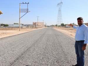 Suruç’un Dinlence Mahallesi yolu sathi asfaltla buluştu