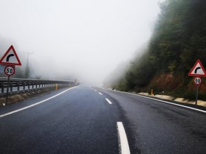 Zonguldak’ın yüksek kesimlerinde sis etkili oldu