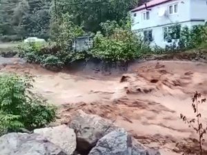Giresun’da dereler yükseldi, yürekler ağza geldi