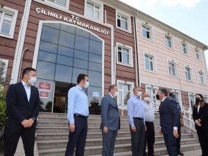 Vali Atay’dan kadın kaymakama hayırlı olsun ziyareti