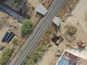 ASKİ, Nazilli’de yağmur suyu hattı çalışmasına devam ediyor