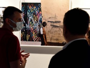 Dijital kolaj sanatı sergisi Muratpaşa’da açıldı