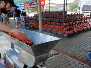 Belediye ‘Domates Pazarı’ alanı oluşturdu