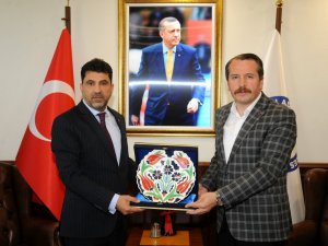 Rektör Aldemir, Memur-Sen Genel Başkanı Yalçın’ı ağırladı