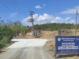 Döğüşbelen Mahallesi’nde 5 bin 500 metre asfaltlama yapıldı