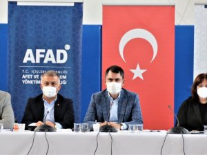 Bakan Kurum:” Muğla ve Manavgat’ta bin 100 binanın yıkım çalışmasını tamamladık”