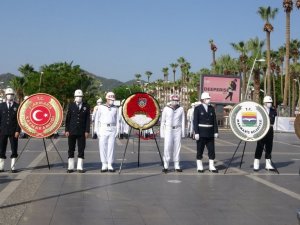 19 Eylül Gaziler Günü, Marmaris’te de düzenlenen törenle kutlandı