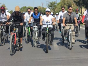 Şamran Kanalı çevresinde bisiklet festivali