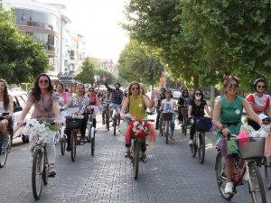 9. Süslü Kadınlar Bisiklet Turu Nazilli’de yapıldı