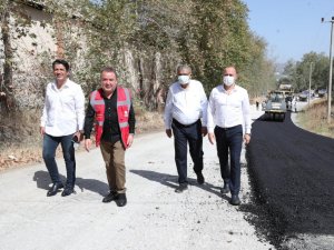 Kırkgöz yolu sıcak asfaltla kaplanıyor