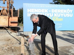 Sakarya’da 146 bin kişinin ihtiyacını karşılayacak su kaynağına ulaşıldı