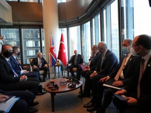 Cumhurbaşkanı Erdoğan, İngiltere Başbakanı Johnson’u kabul etti