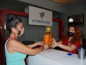 Atık yağını getir, bulaşık deterjanını götür