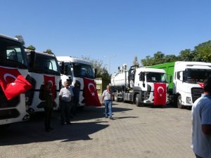 Mardin Büyükşehir Belediyesine hibe edilen araçlar törenle teslim alındı