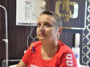 Ukraynalı Nadia Slychuk, Mersin’de sağlığına kavuştu