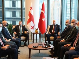 Cumhurbaşkanı Erdoğan, Gürcistan Başbakanını kabul etti